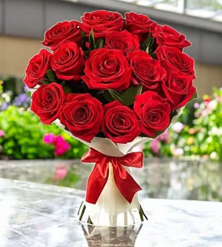Delightful 25 Red Rose Bouquet