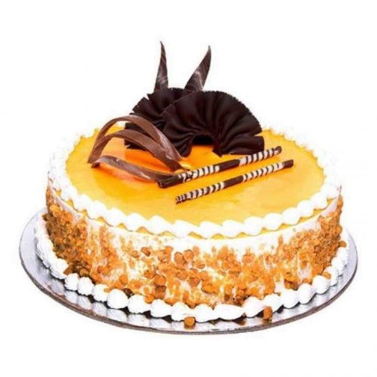 Crunchy Butterscotch Cake- Half Kg