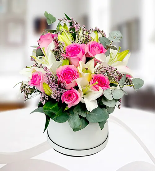 Charming Mix Flower Box Arrangement
