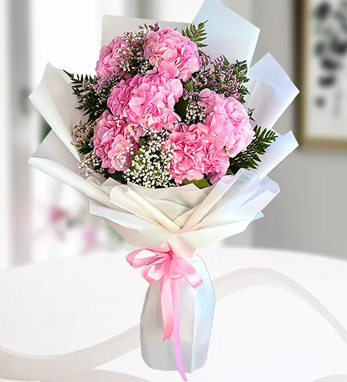 Glorious Pink Hydrangea Bouquet