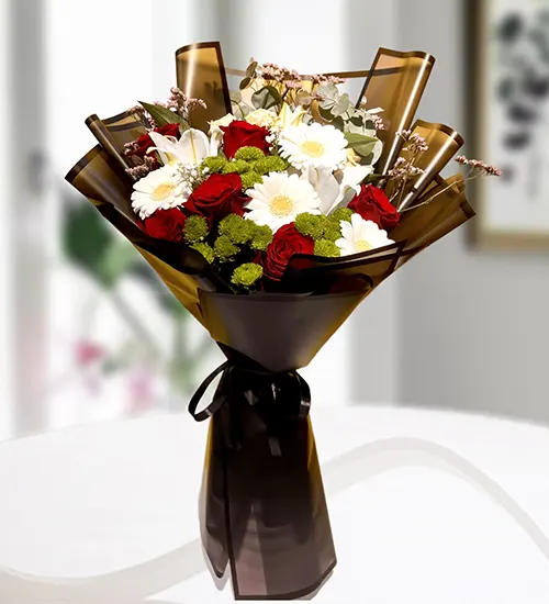 Blissful Mix Flowers Bouquet