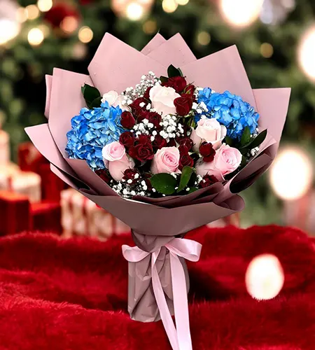 Mix Roses with Hydrangeas Bouquet ? Elegant & Vibrant Blooms