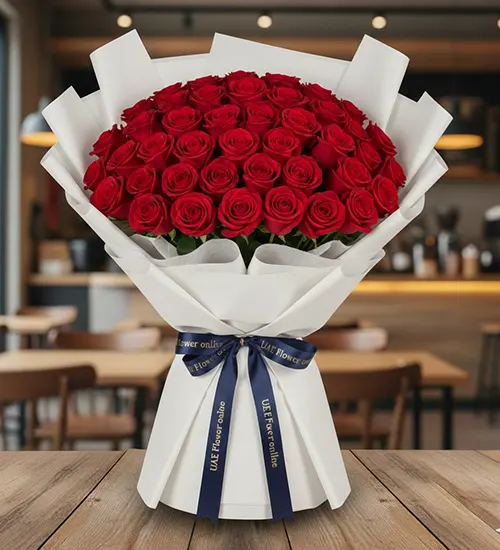 60 Red Rose Bouquet Valentine Special
