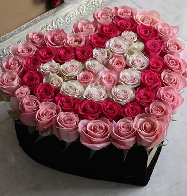 Red White Pink Heart S...