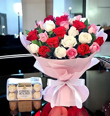 Roses & Ferrero Rocher...