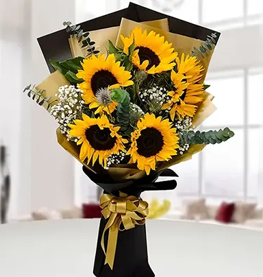 Radiant Sunflower Bouq...
