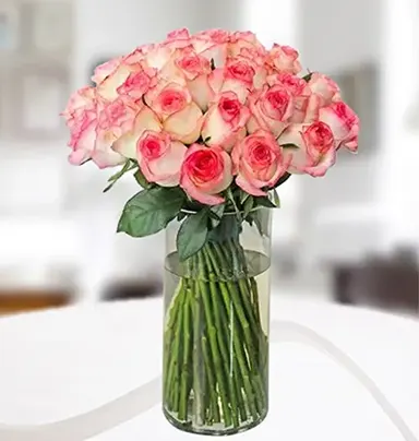 Alluring Pink Roses Va...