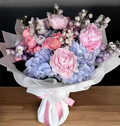Hydrangea, Peonies, an...