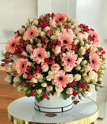 Rose and Pink Gerbera ...