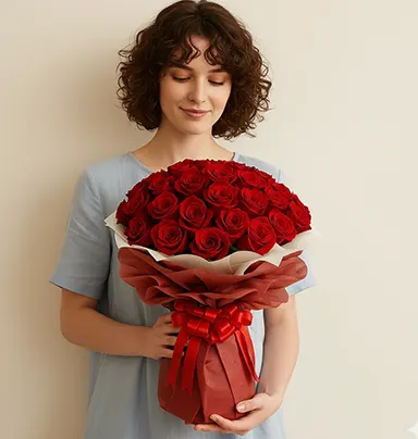 45 Red Rose Valentine ...